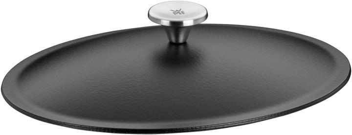 Produktbild WMF Bräter oval mit Gussdeckel 30x23,5cm 5,0 l Gusseisen emailliert Induktion (Bräter + Schmortopf, Gusseisen)