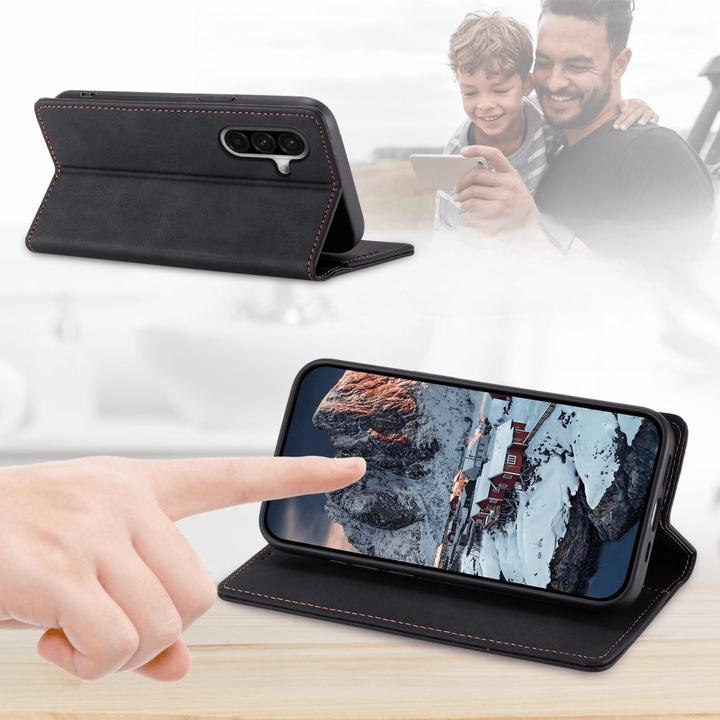 Produktbild Cover-Discount Galaxy A56 5G - Flip Case mit RFID Blocker (Samsung Galaxy A56)