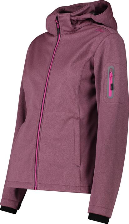 Image du produit CMP Campagnolo Women's Jacket Zip Hood Melange Softshell (48, 3XL)