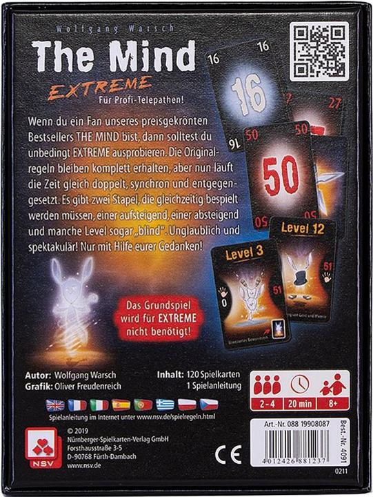Produktbild NSV The Mind - Extreme (Deutsch)