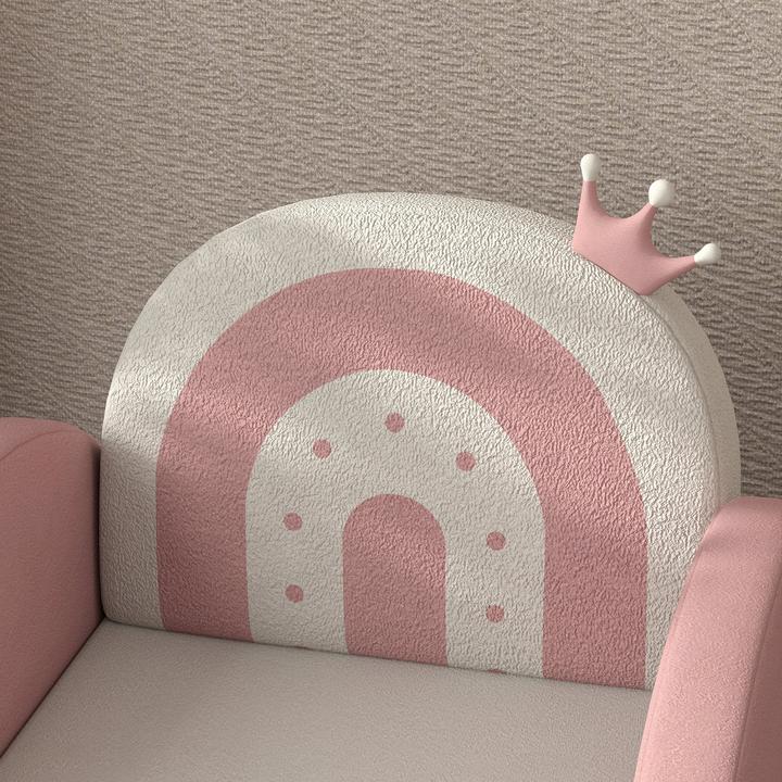 Produktbild Aiyaplay Kindersessel Samt, Holz Rosa (Kindersessel)