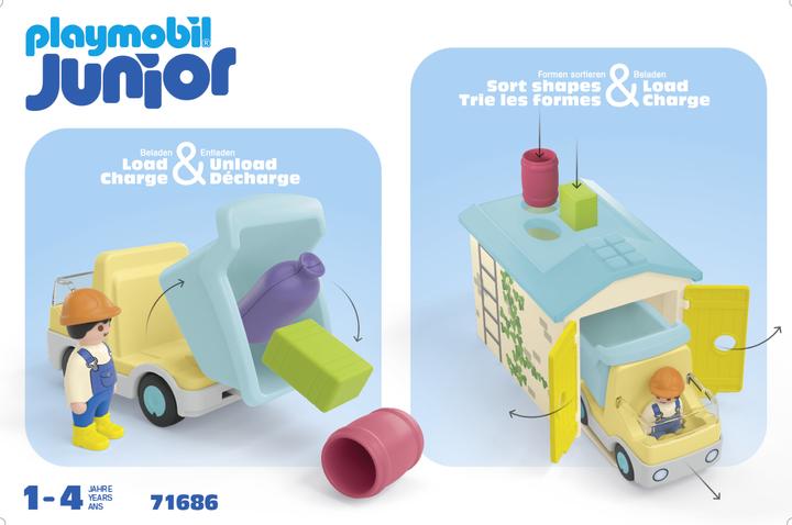 Actual product image Playmobil Lorry with sorting garage (71686, Playmobil Junior)