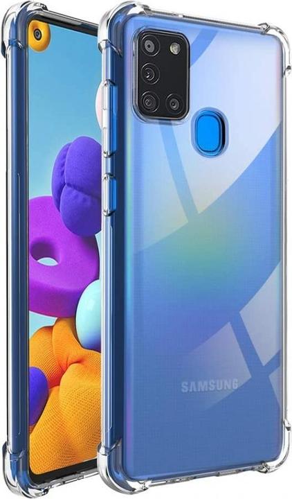 Produktbild Screenguard Samsung Galaxy A21s Hülle Crystal Soft Airbag Bumper (Samsung Galaxy A21s)