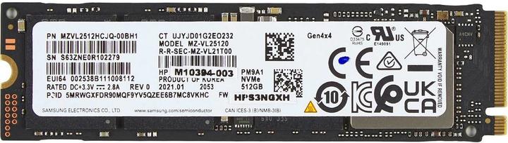 Image du produit HP 1TB PCIe4x4 NVMe M.2 SSD (1000 Go, M.2 2280)
