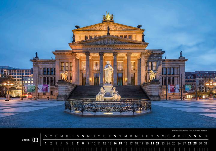 Image du produit Calendrier Berlin Premium 2026 (50 x 35 cm, Couverture rigide, Allemand)