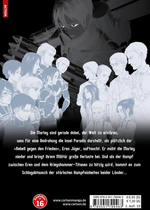 Immagine prodotto Attack on Titan 26 (Tedesco, Hajime Isayama, 2019)