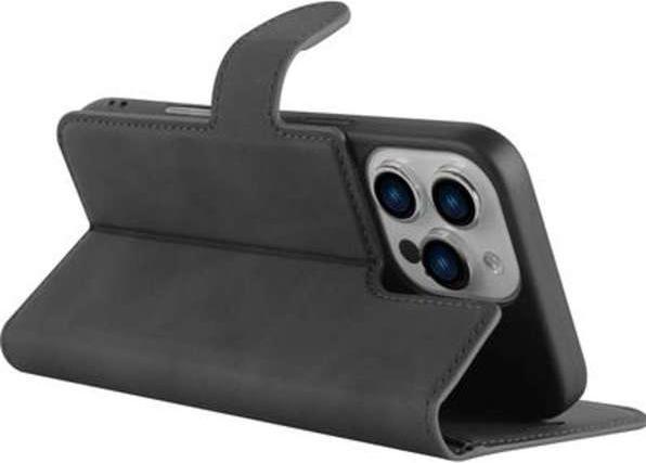 Actual product image Just in Case Pu-Leather Premium Book Case Black Apple iPhone 16 Pro (Apple iPhone 16 Pro)