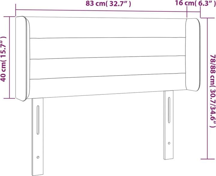 Produktbild VidaXL Kayla (147 x 16 x 88 cm)