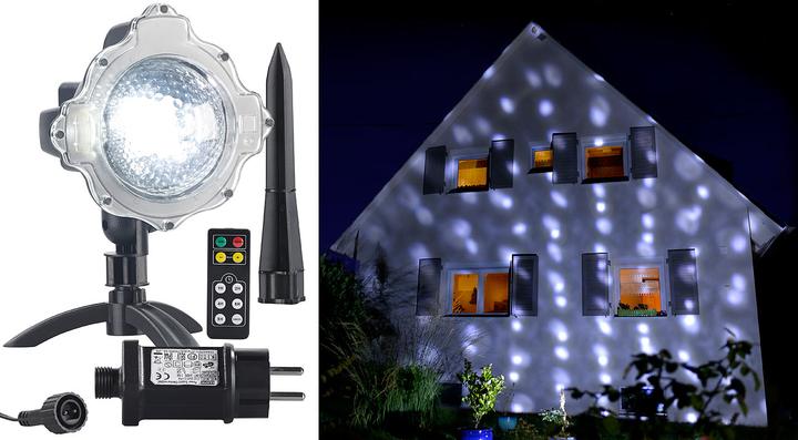 Image du produit Lunartec Lampe boule à LED avec effet de chute de neige et minuterie d'extinction (LED)