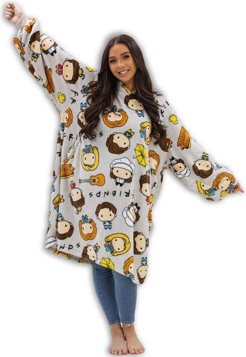 Produktbild Friends Erwachsene Gruppe Hoodie Decke (95 x 110 cm)