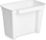 Image du produit Kinvara porte poubelle avec support blanc (4 l)