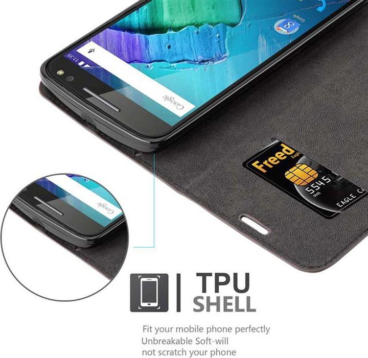Immagine prodotto Cadorabo Copertina magnetica invisibile del libro (Motorola Moto X Style)