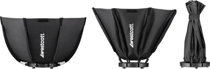 Actual product image Westcott U60-B Bi-Color LED 3-Light Softbox Kit