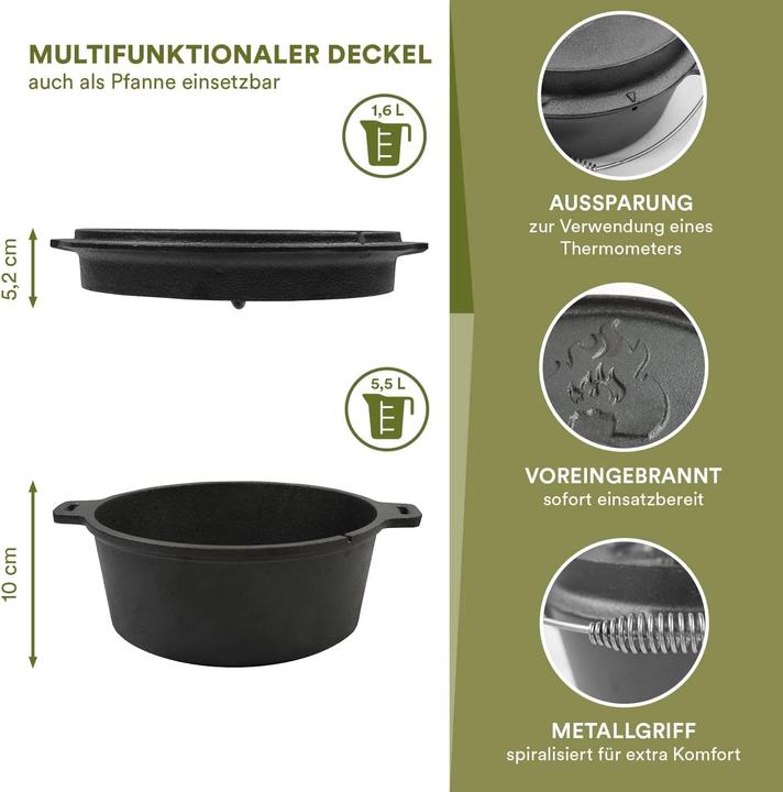 Immagine prodotto Skandika Dutch Oven Flame Master