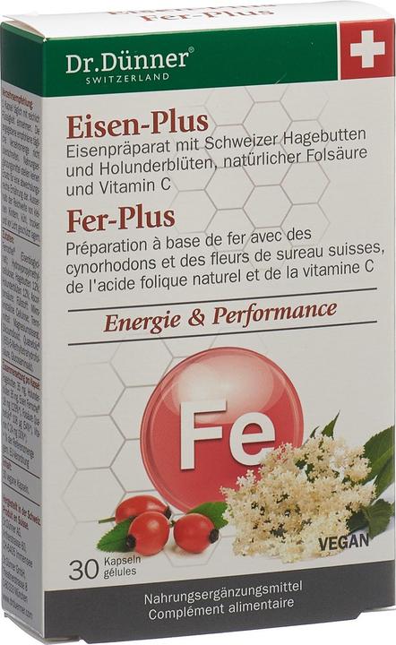 Produktbild Dr. Dünner Eisen-Plus Kaps (30 Stück, Kapseln, 281.25 g)