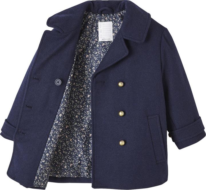 Produktbild Vertbaudet Mädchen Mantel aus Wollstoff, Wattierung Recycling-Polyester (98)