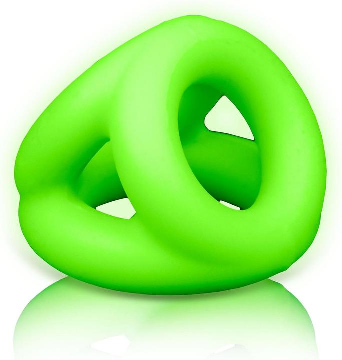 Produktbild Ouch! Cock Ring & Ball Strap - Glow in the Dark (4 cm)