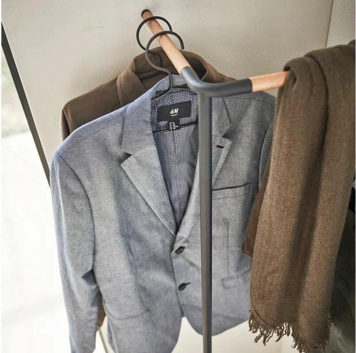 Actual product image Yamazaki CORNER TOWER coat rack