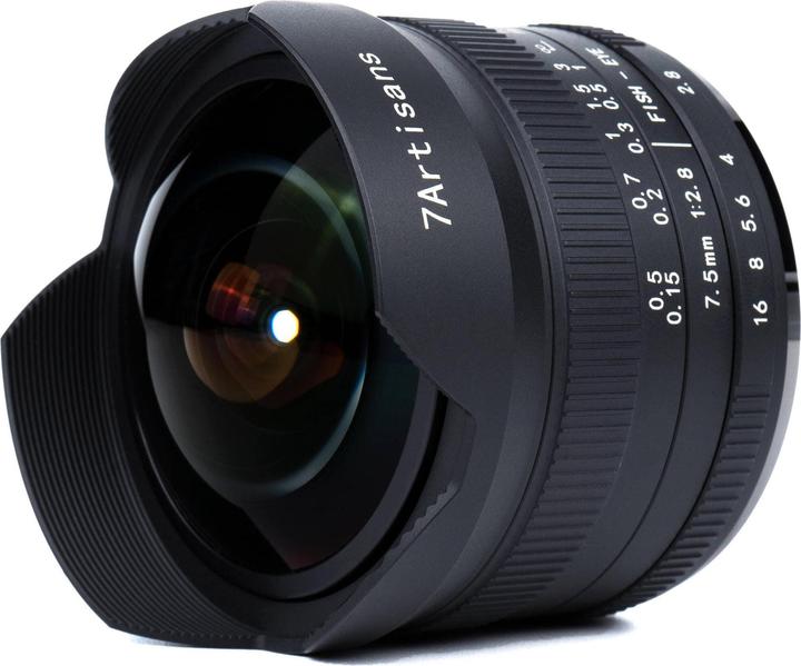 Actual product image 7artisans Fixed focal length 7.5 mm F2.8 Fisheye Mark II (Sony E, APS-C / DX)