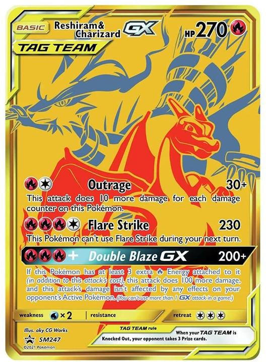 Immagine prodotto Pokémon Reshiram & Charizard- GX Premium Collection (Inglese, Box Set e Collezione)