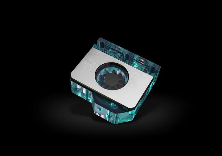 Actual product image EKWB EK Quantum Scalar Flowmeter Top-To-Bottom D-RGB - Nickel