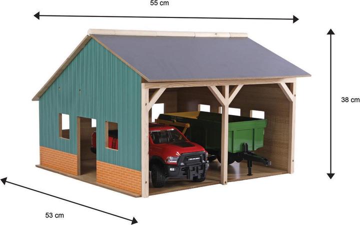 Immagine prodotto Kids Globe Farming Capannone per 2 trattori