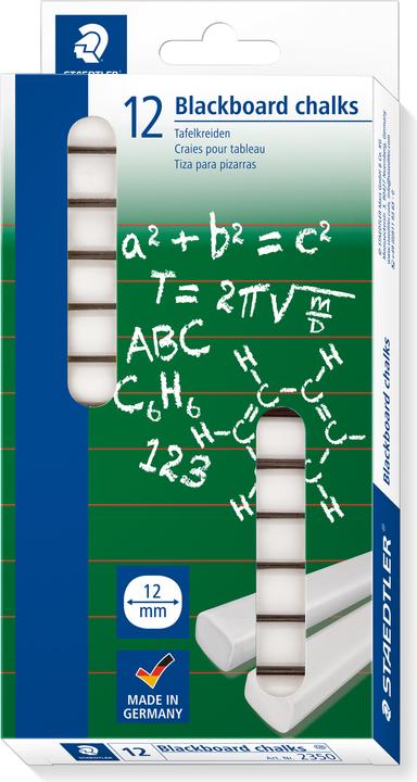Produktbild Staedtler Wandtafelkreide (White, 12 x)