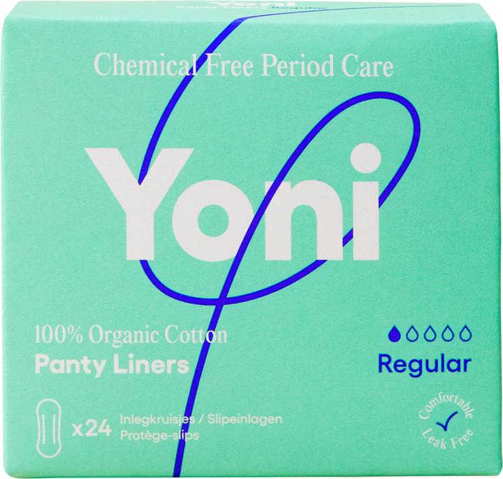 Actual product image Yoni Organic panty liners - normal - 100 organic cotton - 24 pcs. (24 x, Panty liners)