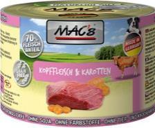 Immagine prodotto MAC's Testa di cane con carne e carote (Adulto, 1 pz., 200 g)