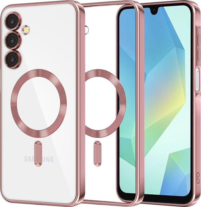 Actual product image Techsuit - Luxury Crystal MagSafe - Samsung Galaxy A16 4G / A16 5G - Pink (Samsung Galaxy A16, Samsung Galaxy A16 5G)