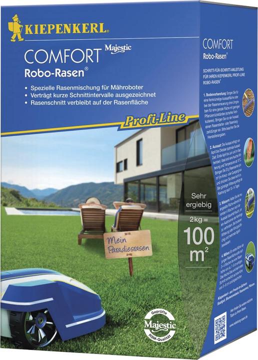 Kiepenkerl Rasensamen P.L.Comfort Robo-Rasen 2 kg 100 m