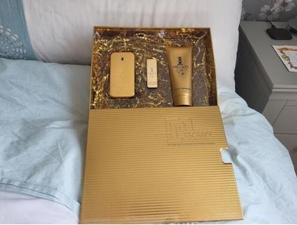 Paco Rabanne 1 Million Geschenkset 50ml EDT + 5ml EDT Travel Spray für Männer (Parfum set)