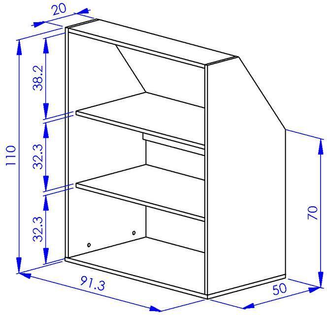 Immagine prodotto Vente-unique Adezio (139,5 x 50 x 110 cm)