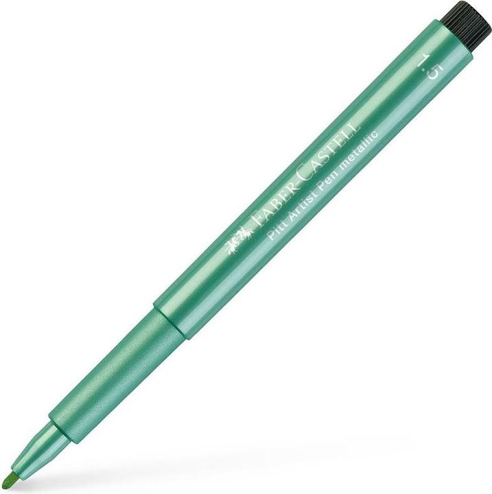 Actual product image Faber-Castell Pitt Artist Pen Metallic (Green, 1 x)