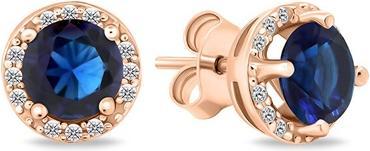 Immagine prodotto Brilio Argento - Orecchini in bronzo lucido con zirconi EA601RB