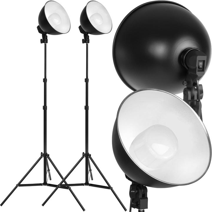 Produktbild tectake 2 Studioleuchten (Studioleuchte)