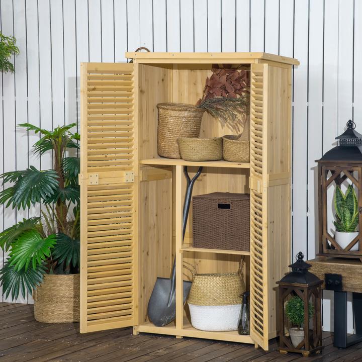 Actual product image Outsunny Tool shed