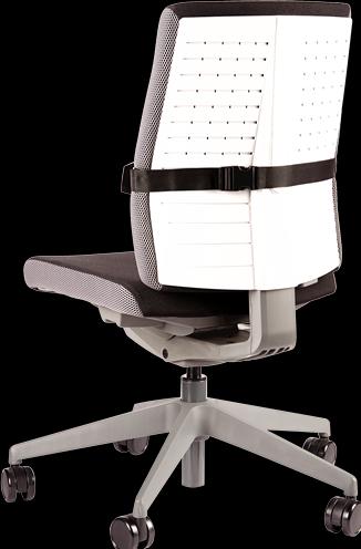 Actual product image Fellowes Back support Plush Touch