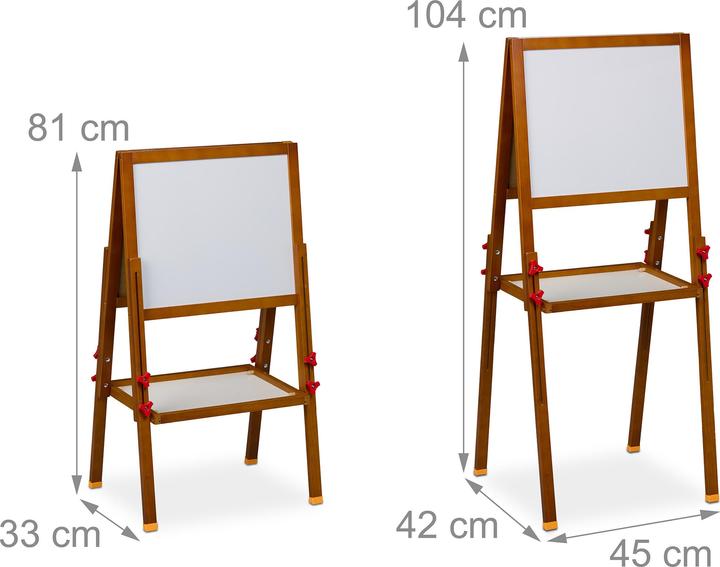 Actual product image Relaxdays Kids' easel