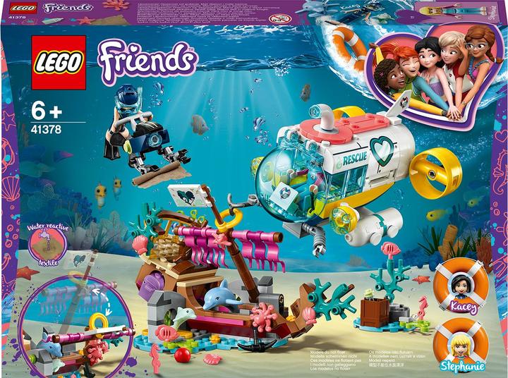Immagine prodotto LEGO Scialuppa di salvataggio per delfini (41378, LEGO Friends)