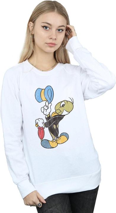 Actual product image Disney Womens/Ladies Pinocchio Jiminy Cricket Sweatshirt (M)