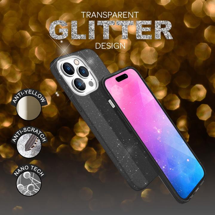 Produktbild Nalia Glitzer Hülle (Apple iPhone 14 Pro)