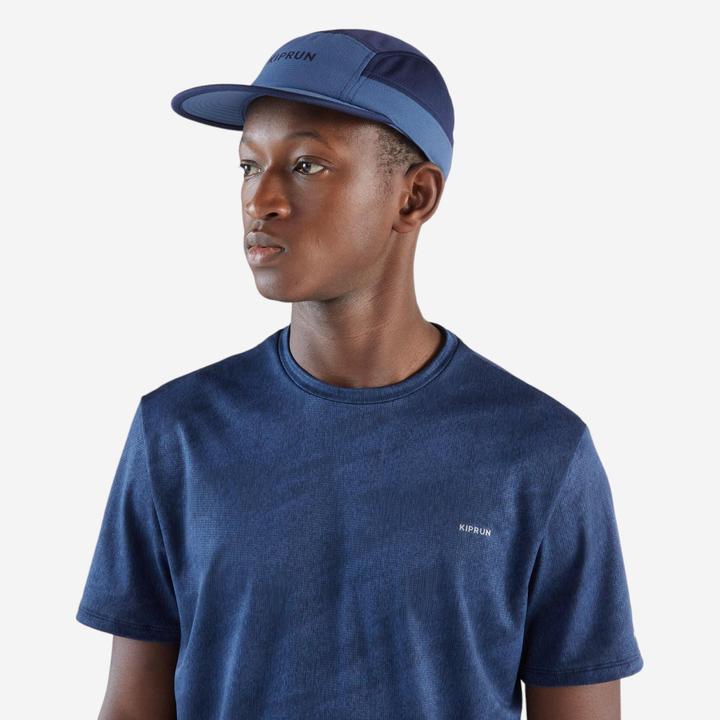 Actual product image Kiprun Men's Breathable Running T-shirt Run 500 Dry - Midnight blue (XXL)