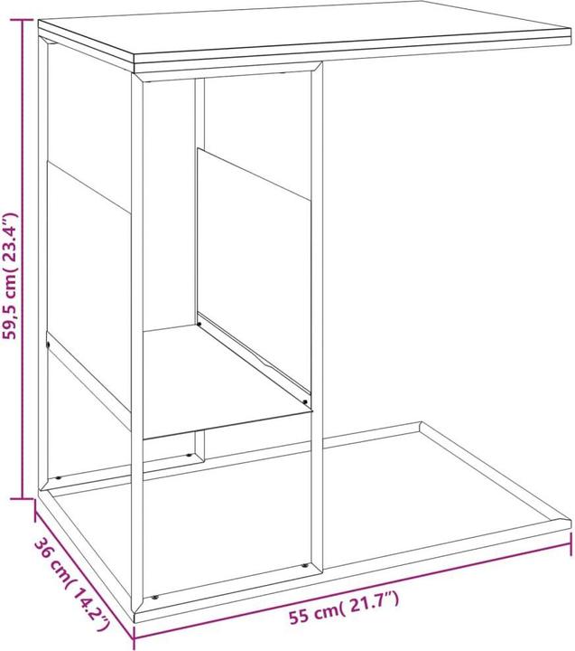 Produktbild VidaXL Peppina (55 x 36 x 59.5 cm)