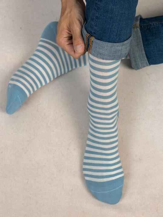 Produktbild Bleuforêt maritime Streifen Socken (43 - 46)