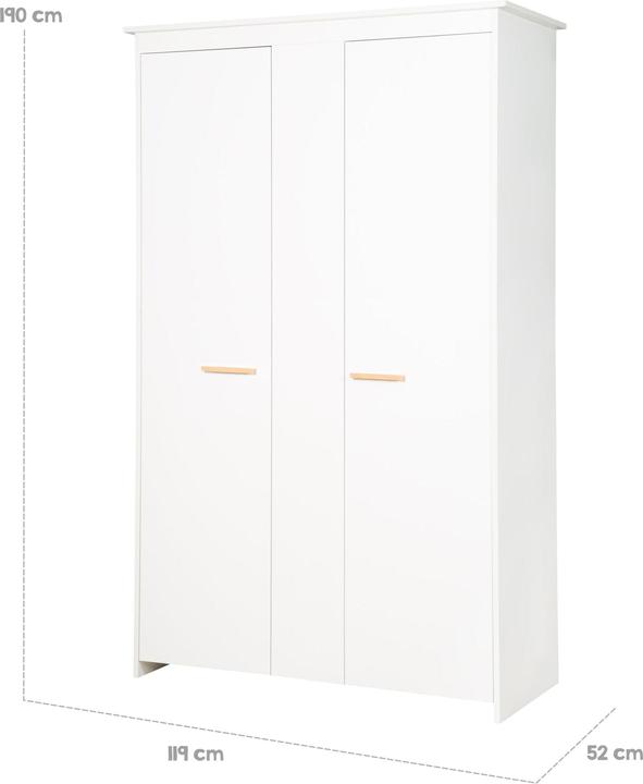 Produktbild Roba Kleiderschrank 2,5-türig Anton (119 cm)