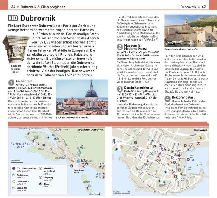 Produktbild TOP10 Reiseführer Dubrovnik & Dalmatinische Küste (Deutsch, DK Verlag Reise, 2023)