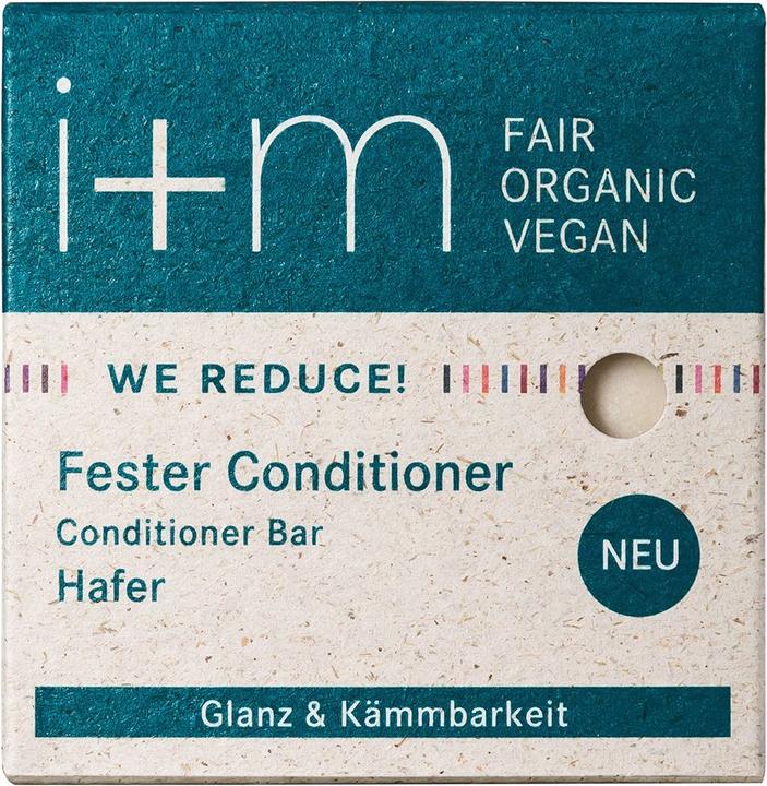 Produktbild i+m Naturkosmetik Fester Conditioner Hafer - Normales Haar