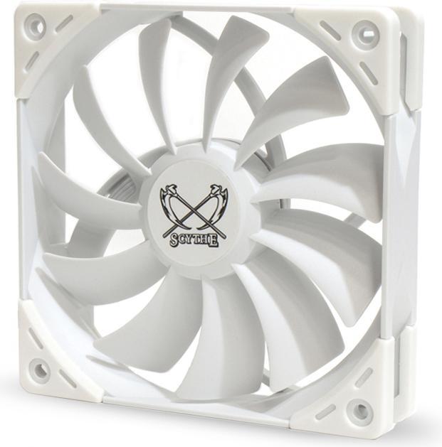 Produktbild Scythe Kaze Flex 120 White PWM Lüfter, 300-1200U/min (120 mm, 1 x)
