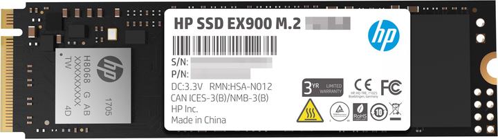 Actual product image HP EX900 (500 GB, M.2 2280)
